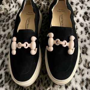 Soft Waves black suede loafer. Excellent condition